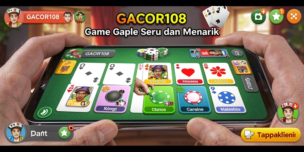 Tampilan gameplay GACOR108 yang menarik dan interaktif.