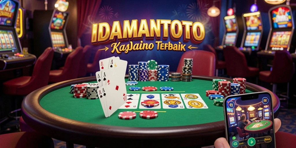 Tampilan menarik dari permainan kasino dalam <strong>IDAMANTOTO</strong> yang memukau.