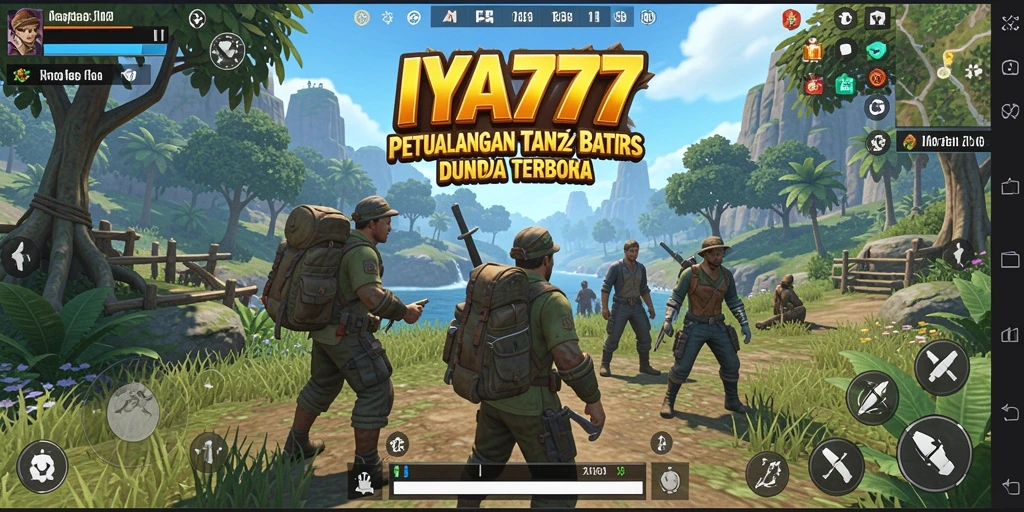 Tampilan gameplay Open World IYA777 yang mengesankan dan penuh aksi.