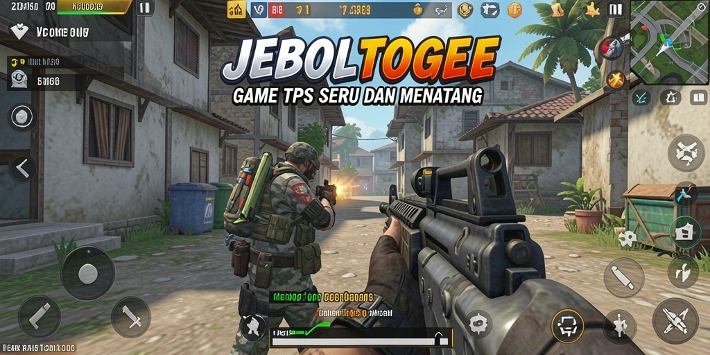 Screenshot menampilkan aksi seru dalam gameplay TPS JEBOLTOGEL.