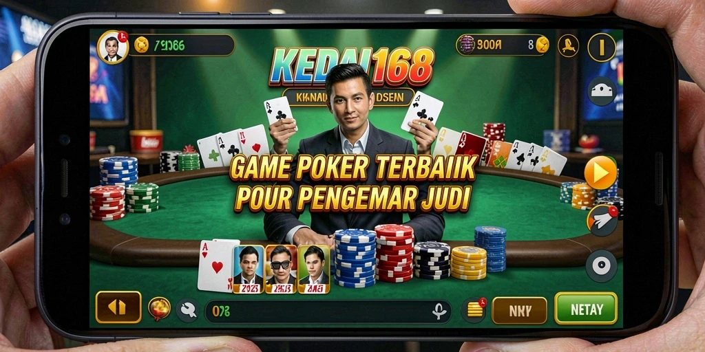 Gameplay KEDAI168 yang menarik dan seru dalam permainan Poker.
