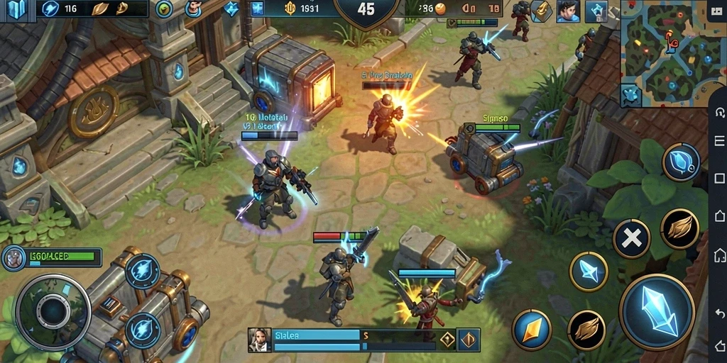 Tampilan gameplay dari <strong>LGOACE</strong> yang mendebarkan dalam pertempuran strategi.