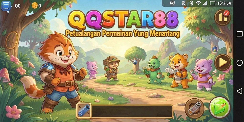 Screenshot gameplay QQSTAR88 menunjukkan tantangan permainan Puzzle yang seru.