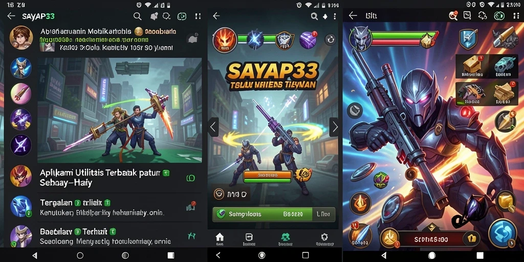 Screenshot utama SAYAP33 menampilkan antarmuka pengguna yang ramah dan intuitif.