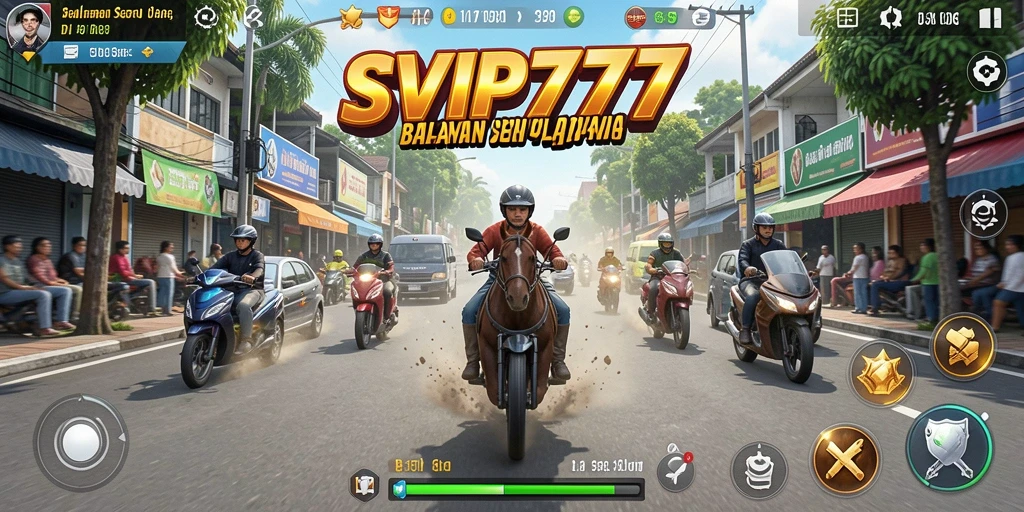 Gameplay menantang dan seru dalam SVIP777 balapan.
